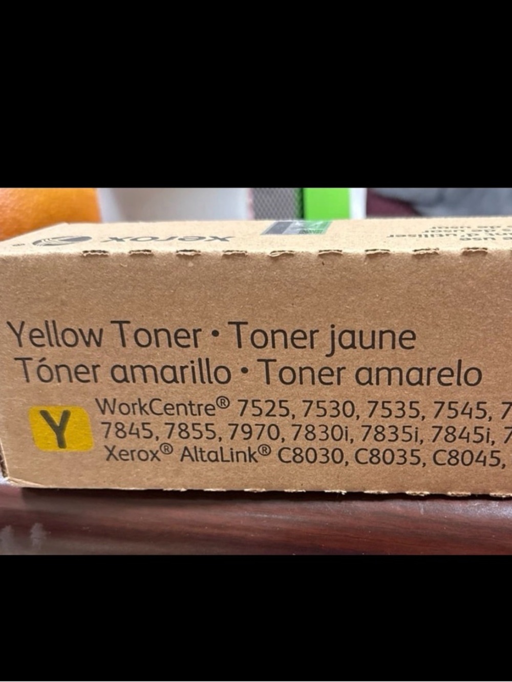 New Xerox Yellow  Toner